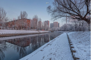 天津敬老院：春雪初来，祥瑞早春